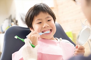 子どもの歯磨き指導