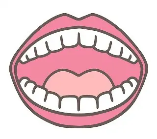 舌の位置が上の歯と下の歯の中間にある