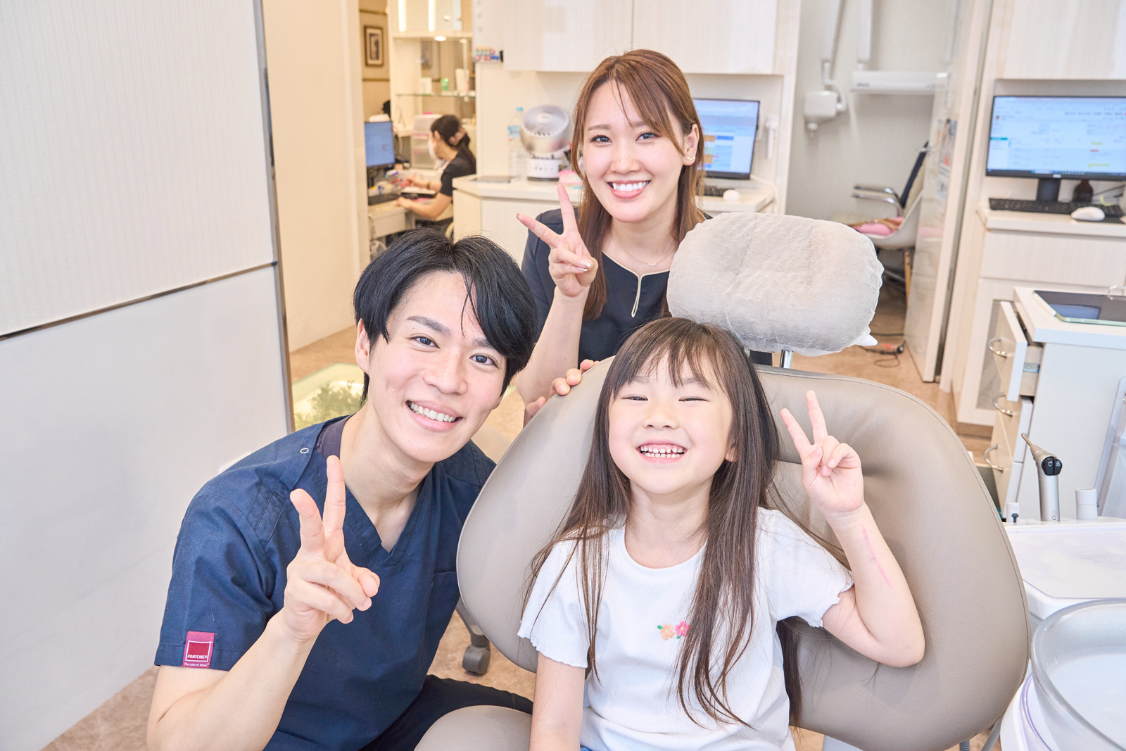 子供と集合写真