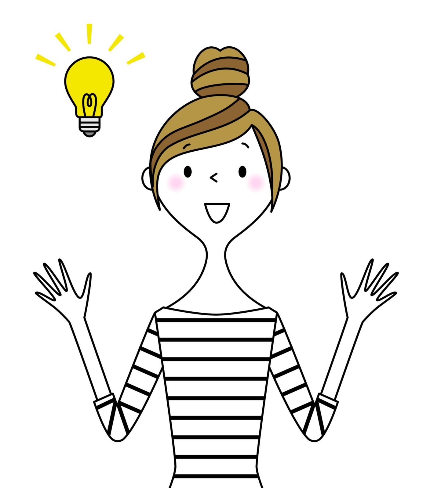 電球ポイント女性