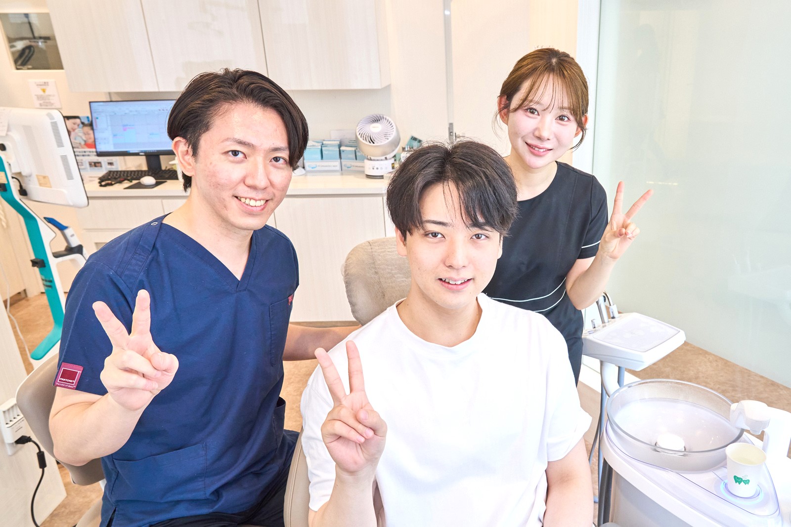 ドクター、スタッフと患者さん